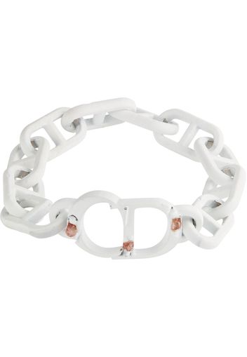 Dior x Daniel Arsham Matte-Finish Chain Bracelet White