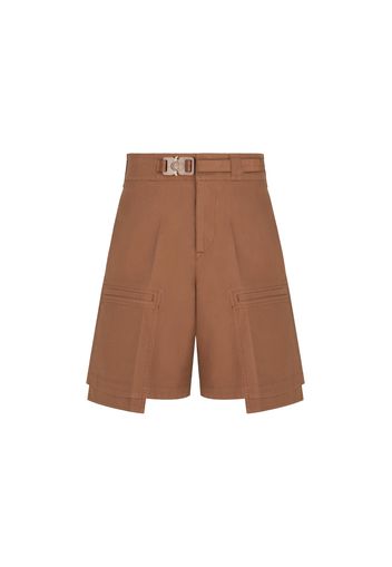 Dior x CACTUS JACK Cargo Bermuda Shorts Coffee Brown