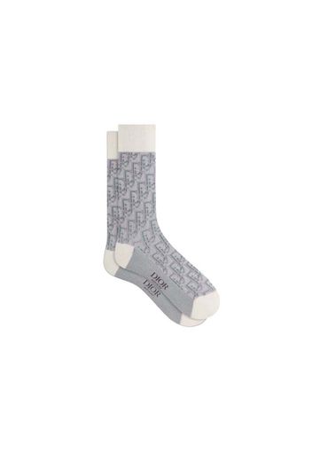 Dior Oblique Socks White/Silver