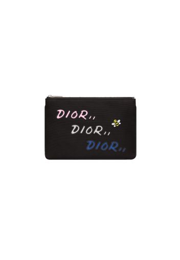 Dior x Kaws Pouch Nylon Black