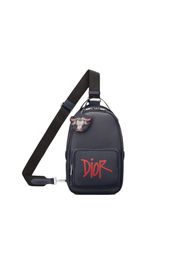 Dior And Shawn Crossbody Backpack Navy