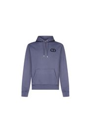 Dior "CD Icon" Embroidered Hoodie Purple