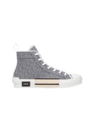 Dior B23 High-Top Ruthenium-Colored Oblique Jacquard