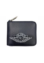 Dior x Jordan Wings Zip Wallet (4 Card Slot) Navy