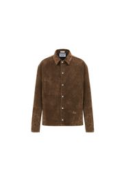 Dior x CACTUS JACK Oversized Overshirt Mocha Brown