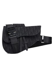 Dior Saddle Bag Oblique Jacquard Black