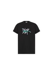 Dior And Shawn Oversized Logo T-Shirt Black