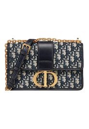 Dior 30 Montaigne Chain Bag Dior Oblique Jacquard Blue