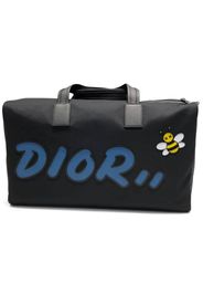 Dior x Kaws Duffle Blue Logo Black