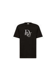 Dior x ERL Relaxed-Fit T-Shirt Black Slub Cotton Jersey