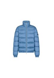 Dior Oblique Down Jacket Light Blue Technical Jacquard