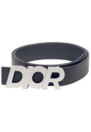 Dior Reversible Dior Belt Navy/Silver