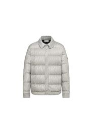 Dior Oblique Quilted Jacket Gray Technical Jacquard