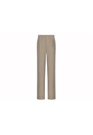 Dior x Stone Island Cotton-Blend Satin Loose-Fit Pants Light Brown