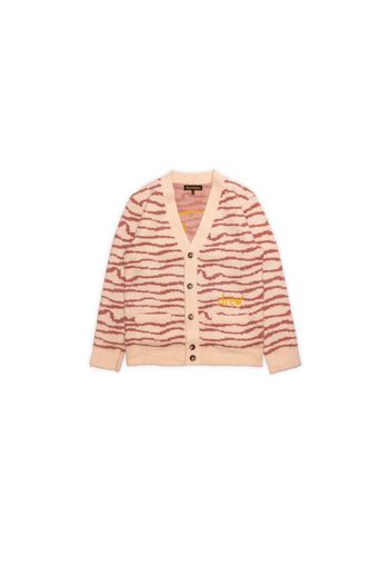 drew house sketch mascot squiggle cardigan ivory/mauve