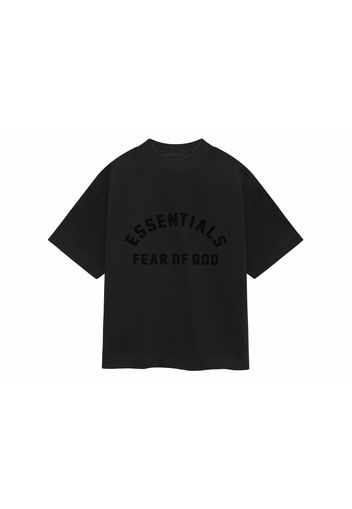 Fear of God Essentials Kids Heavy Jersey Crewneck T-shirt Jet Black