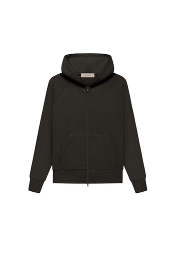 Fear of God Essentials Kid's Fullzip Hoodie Off Black