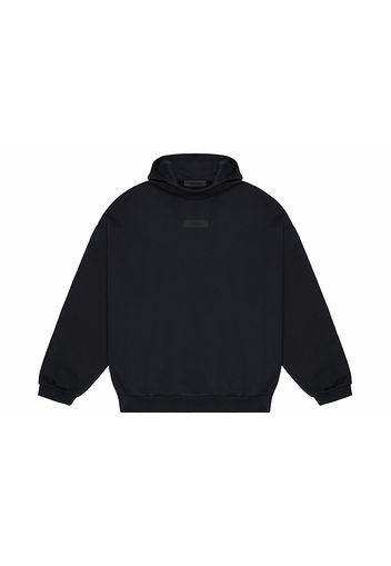 Fear of God Essentials Chest Logo Hoodie Jet Black/Jet Black