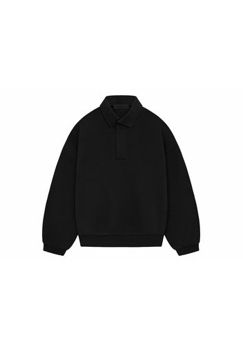 Fear of God Essentials Longsleeve Polo Jet Black