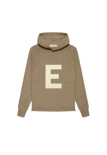 Fear of God Essentials Kids Big E Knit Hoodie Oak