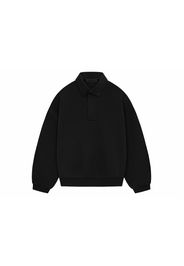 Fear of God Essentials Longsleeve Polo Jet Black