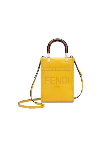 Fendi Mini Sunshine Shopper Yellow