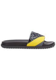 Fendi Slides Multicolor Grey Yellow