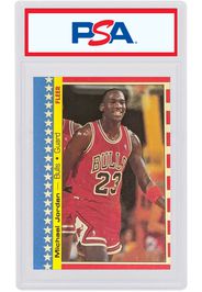 Michael Jordan 1987 Fleer Sticker #2