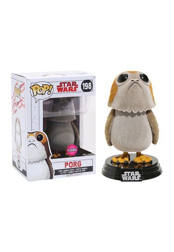 Funko Pop! Star Wars The Last Jedi Porg Flocked Closed Mouth Hot Topic Exclusive Bobble-Head #198