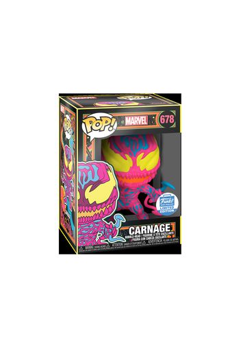 Funko Pop! Marvel Carnage (Black Light) Funko Shop Exclusive Bobble-Head #678