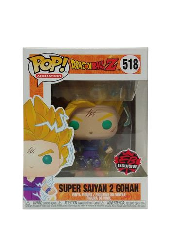 Funko Pop! Animation Dragonball Z Super Saiyan 2 Gohan EB Exclusive Figure #518