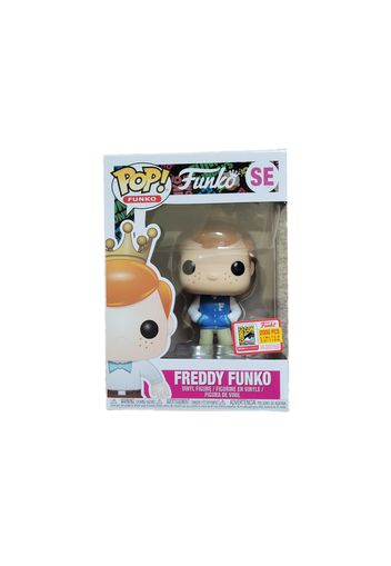 Funko Pop! Freddy Funko (Blue Letterman Jacket) SDCC 2018 Exclusive /2000 Figure SE