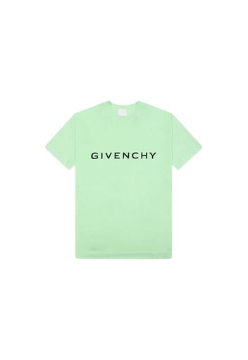 Givenchy Slim Fit Logo T-shirt Green