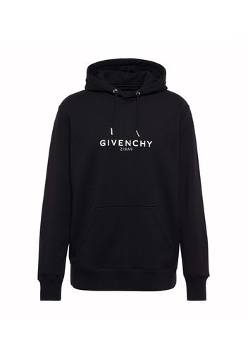 Givenchy Reverse Hoodie in Fleece Black