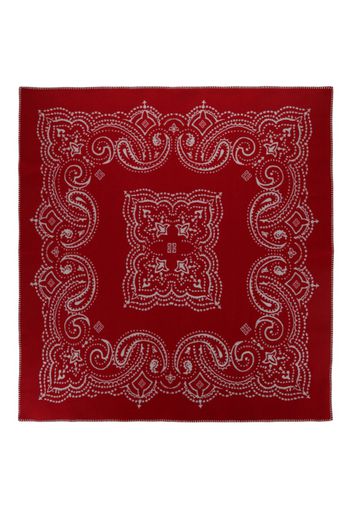 Givenchy Bandana Print Blanket Red/White