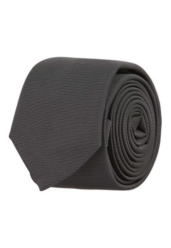 Givenchy Solid Silk Tie Grey