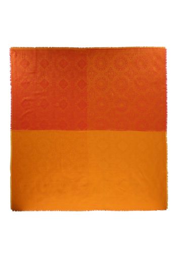 Givenchy Patchwork Silk Blend Shawl Red/Orange