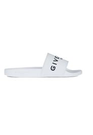 Givenchy Paris Flat Sandals White Black