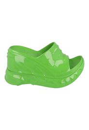 Givenchy Marshmallow Wedge Slides (Women's) Sneakers in Absynthe Green