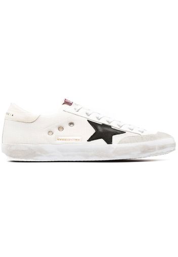 Golden Goose Super-Star Nylon White Black Beige