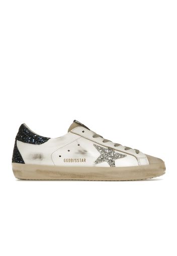 Golden Goose Super-Star White Blue Glitter (Women's)