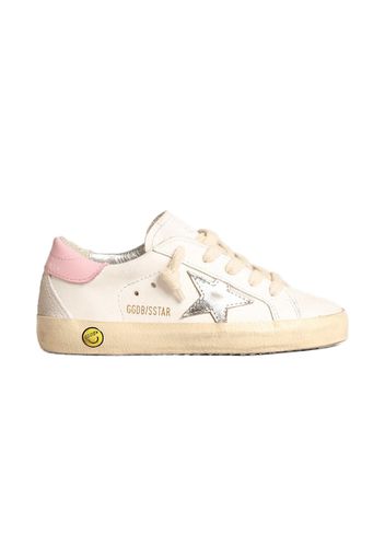 Golden Goose Super-Star White Silver Pink (Young)