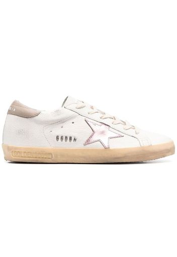 Golden Goose Super-Star White Antique Pink Metallic (Women's)