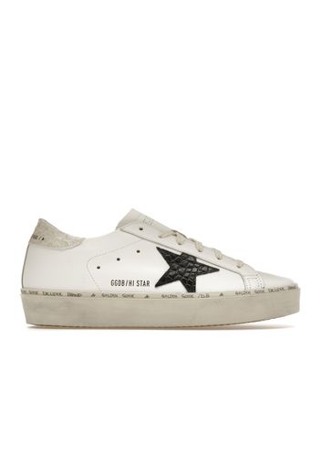 Golden Goose Hi Star White Black Star (Women's)