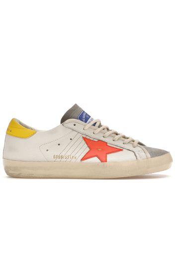 Golden Goose Super-Star White Orange Yellow