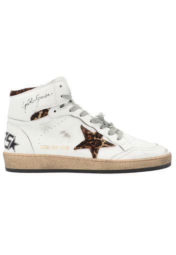 Golden Goose Sky-Star White Leopard (Women's)