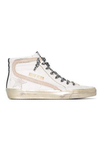 Golden Goose Slide White Black Taupe (Women's)