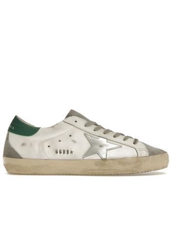 Golden Goose Super-Star White Silver Green