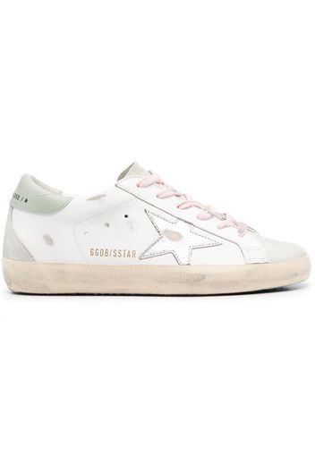 Golden Goose Super-Star White Ice Silver Aquamarine (Women's)