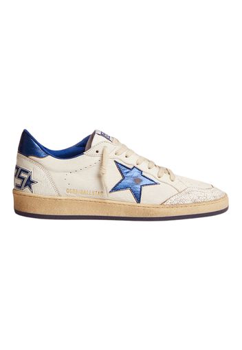 Golden Goose Ball-Star Low White Bluette